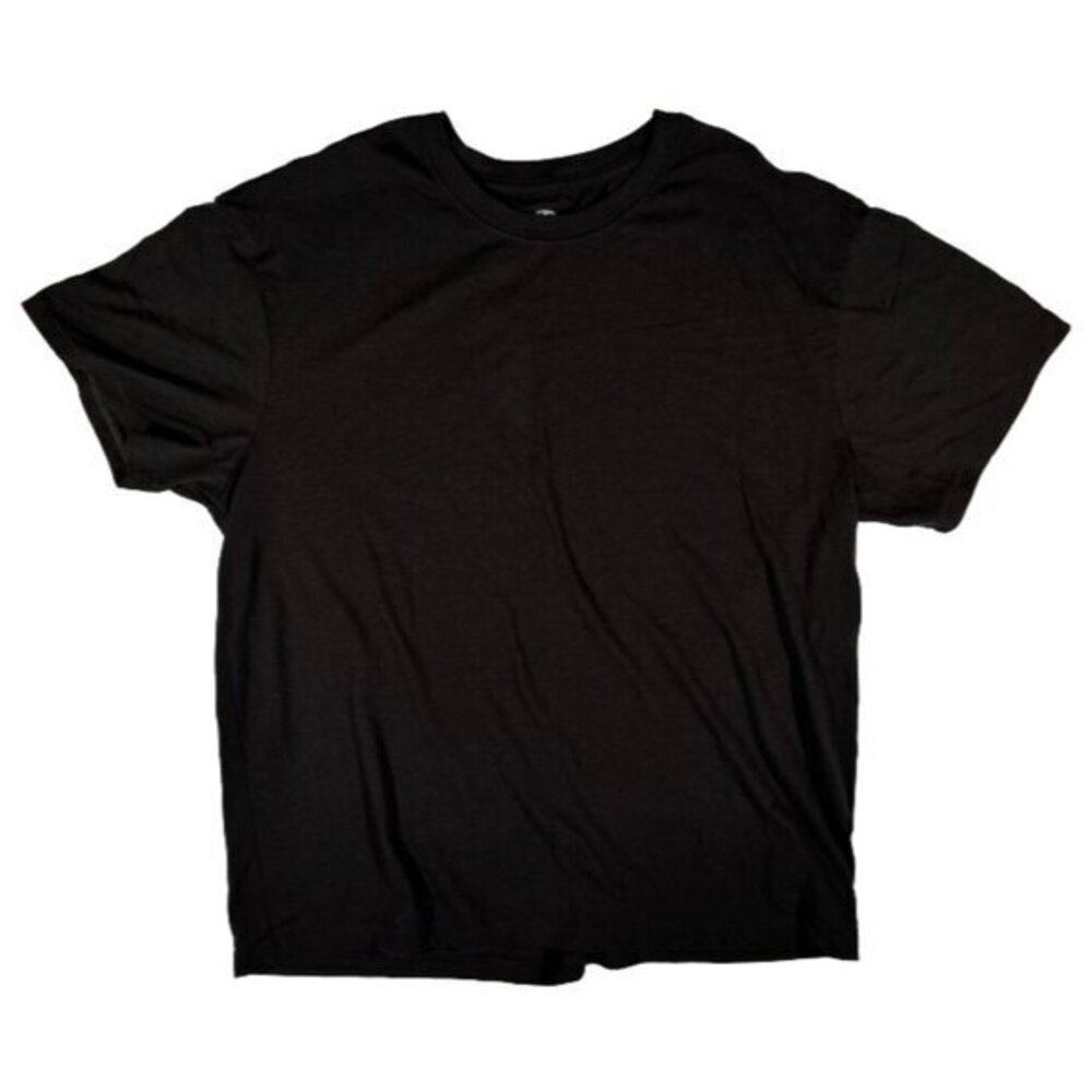 🌷 Athletic Works Mens Simple Black Tee Shirt